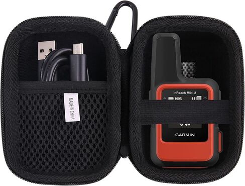 حقيبة تخزين صلبة من مادة إي في إيه متوافقة مع جهاز Garmin inReach Mini 2/inReach Mini Satellite Communicator، صندوق تخزين واقي للسفر أثناء المشي لمسافات طويلة in Saudi Arabia