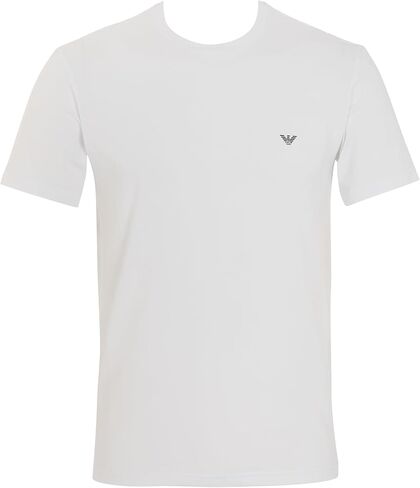 Emporio Armani Mens Stretch Cotton Crew Neck Short Sleeve Jersey Shirt in Saudi Arabia