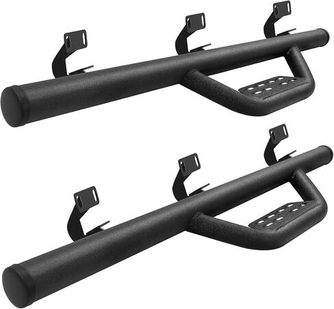 Running Boards Compatible with 2009-2018 Dodge Ram 1500/2010-2024 2500 3500 Regular/Standard/Single Cab, 4 inch Carbon Steel Drop Down Side Steps, Matte Textured Black Style Step Bars. in Saudi Arabia