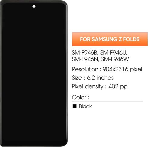 INCELL لهاتف Samsung Galaxy Z Fold5 استبدال شاشة Z Fold 5 شاشة LCD F946B SM-F946U SM-F946W مجموعة رقمية تعمل باللمس خارجي صغير أمامي (بدون وظيفة بصمة الإصبع) in Kuwait