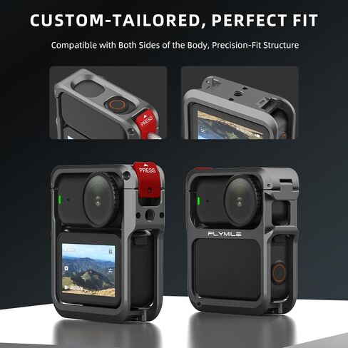 قفص حماية معدني لـ DJI Osmo Nano، قفص إطار واقٍ من الألومنيوم الممتد لقفص الأرانب مع ملحقات كاميرا بحزام in Saudi Arabia