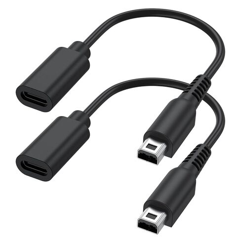 Meliya 2 حزمة USB C محول كابل الشحن لـ 3DS/3DS XL/3DS LL/2DS/DSi/DSi XL/2DS XL/New 2DS LL in Kuwait