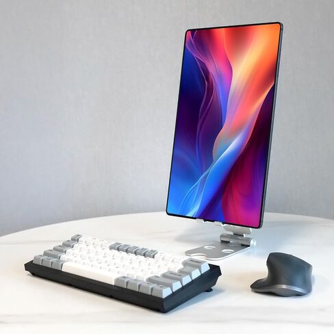 شاشة Kado المحمولة مقاس 15.6 بوصة FHD 1080p من الألومنيوم قابلة للطي، شاشة ألعاب USB-C HDMI، شاشة IPS رفيعة للغاية ومكبرات صوت مدمجة، شاشة خارجية لأجهزة الكمبيوتر المحمول والهاتف Mac Xbox PS4/PS5 Switch in Saudi Arabia