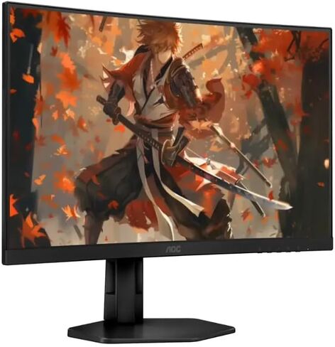AOC - C27G4ZX 27" VA Curved FHD 280Hz Gaming Monitor 0.3 ms Response Time - Black/Silver/Red (Renewed) in Saudi Arabia