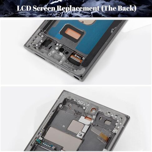 【US Version】 Incell for Samsung S23 Ultra Screen Replacement for Galaxy S23 Ultra 5g LCD Display SM-S918U SM-S918U1 Digitizer Touch Screen Repair Kits (Graphite with Frame, NO Fingerprint) in Kuwait