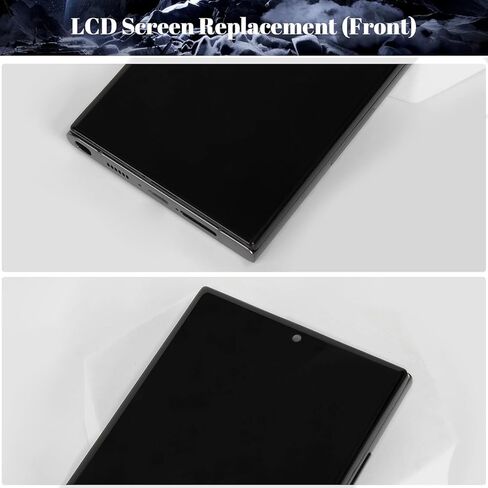 【US Version】 Incell for Samsung S23 Ultra Screen Replacement for Galaxy S23 Ultra 5g LCD Display SM-S918U SM-S918U1 Digitizer Touch Screen Repair Kits (Graphite with Frame, NO Fingerprint) in Kuwait
