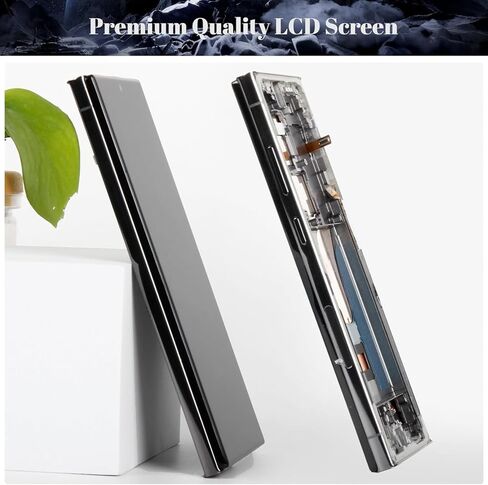 【US Version】 Incell for Samsung S23 Ultra Screen Replacement for Galaxy S23 Ultra 5g LCD Display SM-S918U SM-S918U1 Digitizer Touch Screen Repair Kits (Graphite with Frame, NO Fingerprint) in Kuwait