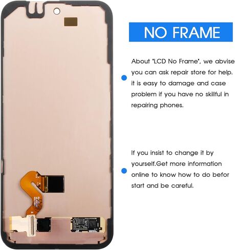 Original for Google Pixel 9 Pro XL LCD Display Screen Replacement for Google Pixel 9 Pro XL 5G LCD Digitizer Touch Screen Assembly GGX8B, GZC4K, GQ57S Repair Part with Bracket(Support Fingerprint) in Saudi Arabia