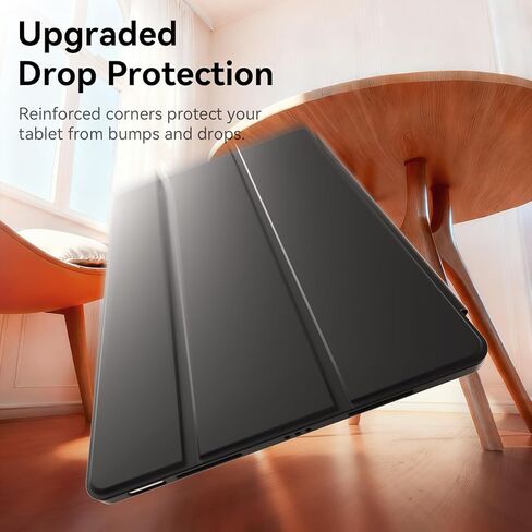 حافظة لجهاز iPad Pro 11 بوصة (M5 2025/M4 2024) - حافظة ذكية رفيعة مع خاصية التنبيه/السكون التلقائي، أسود in Kuwait