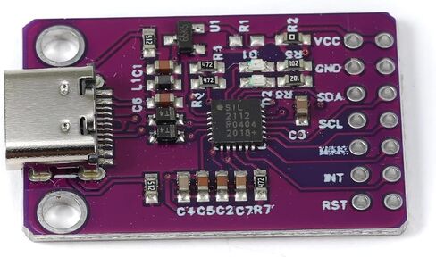 Teyleten Robot CP2112 لوحة التصحيح USB إلى SMBus I2C وحدة الاتصالات Type-c USB لوحدة الاستشعار CCS811 Type-c لاردوينو 1 قطعة in Kuwait