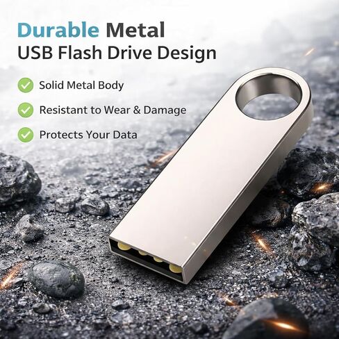 محرك فلاش USB معدني سعة 32 جيجابايت USB 2.0، رقائق محرك الإبهام المحمولة المقاومة للماء، نقل بيانات ثابت، شريحة ذاكرة مدمجة للمستندات والصور ومقاطع الفيديو in Saudi Arabia