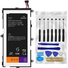Long Life Displaceable Lithium Excellent Spare 4100mAh Battery Screwdriver Tool Kit Compatible with Samsung Galaxy Tab 3 7.0 SM-T217A AT&T in Kuwait