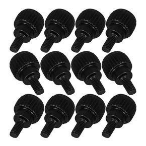 NOLITOY 24Pcs Black PC Thumb Screws 6-32 Thread for Computer Case Power Supply Pci Slot Hard Drive Replacement Screws, Compatible with Desktop PC Chassis Maintenance in Kuwait