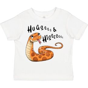 inktastic Hugs and Hisses- Cute Snake for Valentines Day Toddler T-Shirt - Short Sleeve in Saudi Arabia