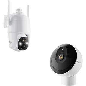 كاميرات Dzees الأمنية المغناطيسية اللاسلكية في الهواء الطلق، كاميرات 2K 360 درجة PTZ لأمن المنزل، تعمل بالبطارية، تثبيت لمدة دقيقة واحدة، رؤية ليلية ملونة بالأشعة تحت الحمراء، تخزين بطاقة Cloud وSD، مراقبة داخلية خارجية in Kuwait