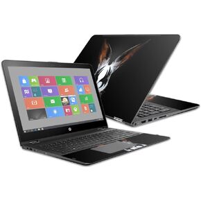 MightySkins Skin Compatible with HP Envy x360 15z 15" (2016) - Rock N Roll Bunny | Protective, Durable, and Unique Vinyl Decal wrap Cover | Easy to Apply, Remove, and Change Styles | Made in The USA in Kuwait