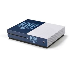 ملصق Skinit المخصص للألعاب متوافق مع وحدة تحكم Xbox One S - تصميم Tar Heels مرخص رسميًا من جامعة نورث كارولينا in Kuwait