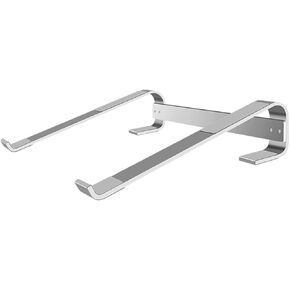 Aluminum Alloy Laptop Stand Portable Foldable Cooling Rack Adjustable Height Notebook Holder Silver for Office and Travel in Kuwait