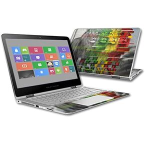 غلاف MightySkins متوافق مع HP Spectre x360 2-in-1 13.3" (2015) - Lion Evolution | غطاء ملتف من الفينيل واقٍ ومتين وفريد ​​من نوعه | سهل التطبيق والإزالة | صنع في الولايات المتحدة الأمريكية in Kuwait