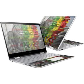 MightySkins Skin Compatible with HP Envy x360 15" (2017) - Lion Evolution | Protective, Durable, and Unique Vinyl Decal wrap Cover | Easy to Apply, Remove, and Change Styles | Made in The USA in Kuwait