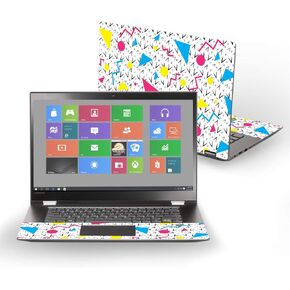 MightySkins Skin متوافق مع Lenovo Flex 5 14 "(2017) - متعة التسعينيات | غطاء ملتف من الفينيل واقٍ ومتين وفريد ​​من نوعه | سهل التطبيق والإزالة وتغيير الأنماط | صنع في الولايات المتحدة الأمريكية in Kuwait