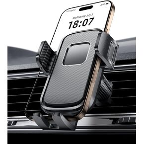 Delobon Phone Holders for Your Car [One-Button Release] Car Phone Mount 360° Adjustable Vent Cell Phone Holder for iPhone 17 Pro Max 16 15 Samsung S25 S24 in Kuwait