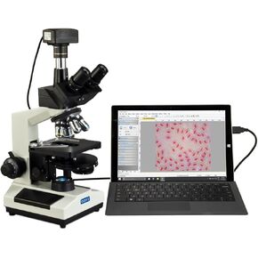 OMAX 40X-2500X Super Speed 10MP USB3 Phase Contrast Trinocular LED Microscope with Turret Phase Disk in Saudi Arabia