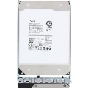محرك الأقراص الصلبة Dell DK7C9 سعة 12 تيرابايت SAS مقاس 3.5 بوصة - 7.2 كيلو دورة في الدقيقة - 512e - مبادلة سريعة - 12 جيجابت في الثانية - لخادم PowerEdge 14G (متجدد) in Kuwait
