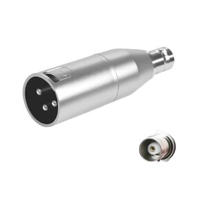 محول XLR إلى BNC XLR 3 دبوس ذكر إلى BNC أنثى موسع تحويل موصل فيديو تناظري محوري لمكبرات صوت الميكروفون ومكبرات الصوت ووحدة التحكم في المزج والترددات اللاسلكية والصوت والكاميرا (عبوتان) in Kuwait