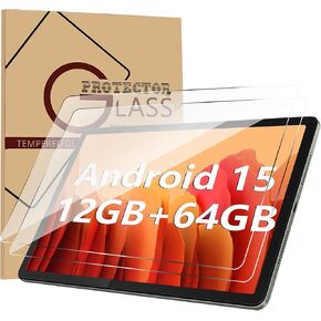 واقي شاشة مقاس 10.1 بوصة لجهاز ‎ECOPAD THTH-K12C مقاس 10.1 بوصة يعمل بنظام Android 13، فائق الوضوح/صديق للحافظة/حساس باللمس/خالي من الفقاعات/زجاج مقسى مضاد للخدش in Kuwait
