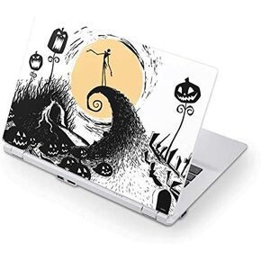 غلاف كمبيوتر محمول من Skinit متوافق مع Chromebook 13.3in (CB5-311P-T9AB) - تصميم Disney Jack Skellington Pumpkin King المرخص رسميًا in Kuwait