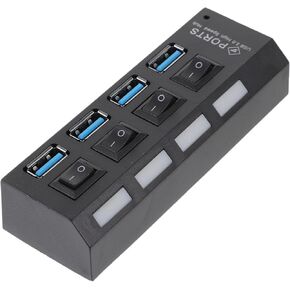 Port Hub Laptop Adapter USB Charger Concentrator Computer Hub Minimalist Design in Kuwait