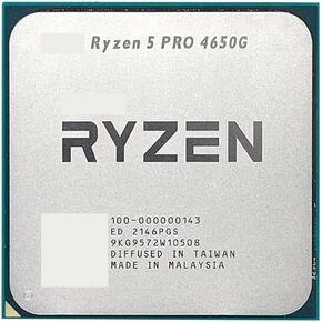 معالج R 5 PRO 4650G R5 3.7 جيجا هرتز Enam Dua Belas Benang 65 واط وحدة المعالجة المركزية L3 = 8 متر 100-000000143 Soket AM4 Tanpa Kipas in Saudi Arabia