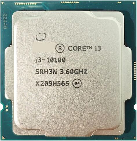 c I3-10100 I3 10100 3.6 جيجا هرتز 4 النواة 8 موضوع معالج وحدة المعالجة المركزية L2 = 1M L3 6m 65W LGA 1200 in Saudi Arabia