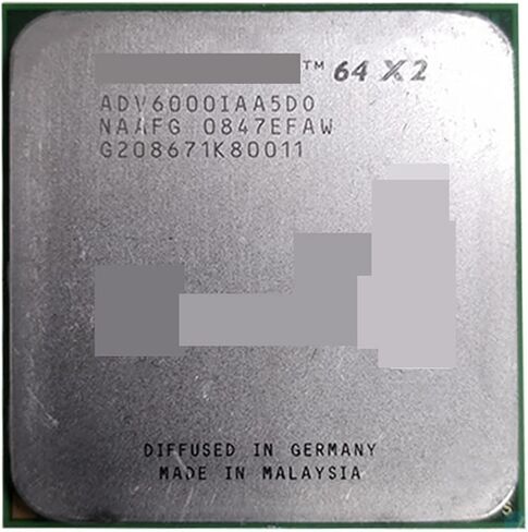 Desktop CPU A X2 6000 + 3.1GHz ADV6000IAA5DO Dual-Core Processor Socket AM2 940pin in Saudi Arabia