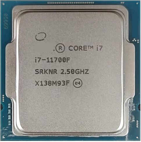 c I7-11700F I7 11700F 2.5 GHz ثمانية النواة ستة عشر موضوع معالج وحدة المعالجة المركزية 16M 65W LGA 1200 تحتاج B560 Z590 اللوحة الأم in Saudi Arabia