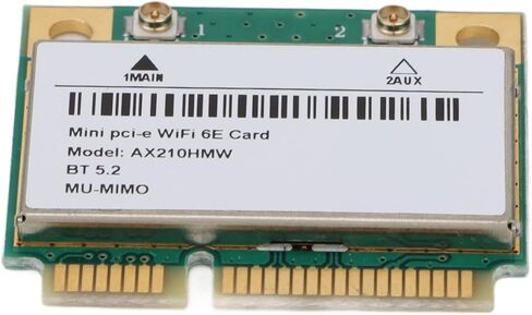 SUNGOOYUE AX210HMW WiFi 6 Wireless Card, PCIe Network Adapter with 5.2, MUMIMO Technology, 2.4G/5G/6G Support for 10/11, OS in Saudi Arabia