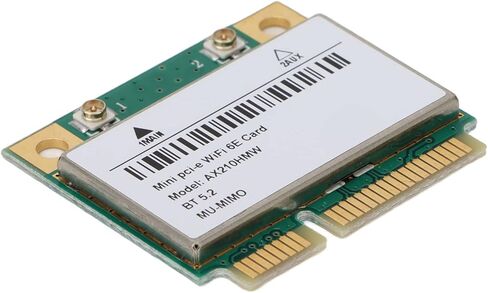 SUNGOOYUE AX210HMW WiFi 6 Wireless Card, PCIe Network Adapter with 5.2, MUMIMO Technology, 2.4G/5G/6G Support for 10/11, OS in Saudi Arabia