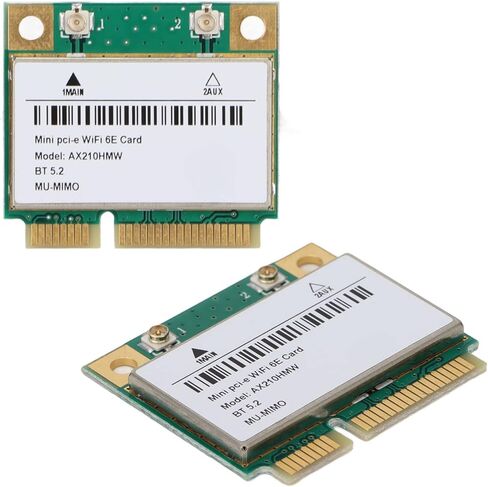 SUNGOOYUE AX210HMW WiFi 6 Wireless Card, PCIe Network Adapter with 5.2, MUMIMO Technology, 2.4G/5G/6G Support for 10/11, OS in Saudi Arabia