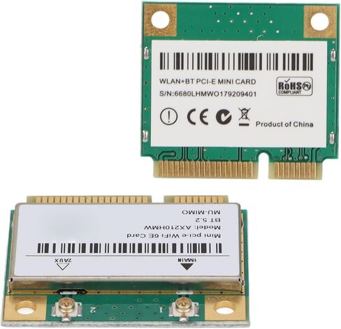 SUNGOOYUE AX210HMW WiFi 6 Wireless Card, PCIe Network Adapter with 5.2, MUMIMO Technology, 2.4G/5G/6G Support for 10/11, OS in Saudi Arabia
