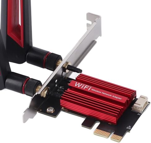 Keenso HighSpeed 1200Mbps 5G Dual Band PCIE WiFi Card for, Wide Compatibility WiFi Network Adapter in Saudi Arabia
