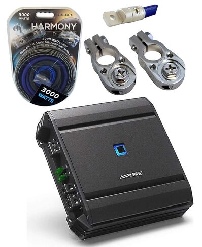 Harmony Audio Alpine S-A60M مضخم صوت للسيارة من النوع S Class D بقدرة 1200 وات ومجموعة أمبير 0GA جديد in Kuwait