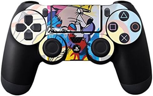 MightySkins Skin Compatible with Sony PS4 Controller - Blue Eyes | Protective, Durable, and Unique Vinyl Decal wrap Cover | Easy to Apply, Remove, and Change Styles | Made in The USA in Saudi Arabia