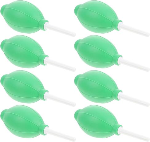 FRCOLOR 8Pcs Camera Lens Cleaning Air Blower Dust Cleaner Rubber Bulb Pump Set for Photography and Gardening Plant Care, Portable Green Compressed Air Duster Tool Random Color Random Color in Saudi Arabia