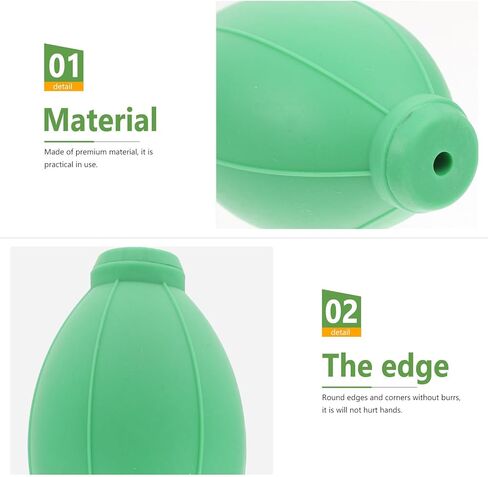 FRCOLOR 8Pcs Camera Lens Cleaning Air Blower Dust Cleaner Rubber Bulb Pump Set for Photography and Gardening Plant Care, Portable Green Compressed Air Duster Tool Random Color Random Color in Saudi Arabia