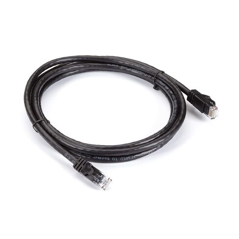 الصندوق الأسود CAT6A 500 ميجا هرتز كابل التصحيح النحيف المصبوب Snagless UTP cm PVC BK 10FT in Kuwait