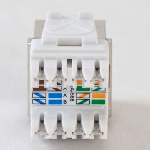 ICC CAT6A RJ45 Keystone Jack في FTP لـ HD Style IC1078S6A0 حزمة قيمة مكونة من 50 حزمة in Kuwait