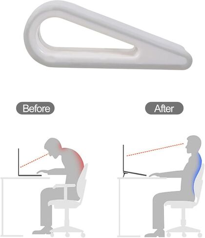 Homoyoyo Adjustable White Laptop Cooling Stand 4pcs Set, Portable Plastic Laptop Bracket with Ventilated Shelf, Height Riser for Desk Use and Heat Dissipation in Saudi Arabia