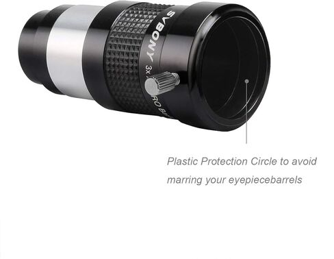 SVBONY Telescope Eyepiece 15mm 66° Wide Angle Bundle with 3X Barlow Lens，Fully Mutil Coated 1.25 inches Telescope Accessories for Astronomical Observations in Saudi Arabia