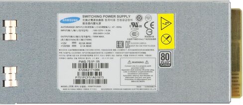 Supermicro PWS-751P-1R مزود الطاقة - 1U 750W مصدر طاقة أحادي الإخراج بلاتيني زائد مع Pmbus in Kuwait